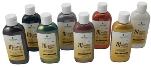 Chestnut Akryylimaali Metallivärit 100 ml - Vihreä